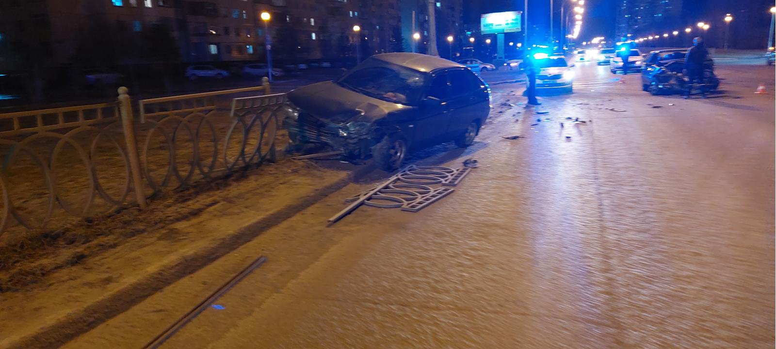 В Нижневартовске произошло ДТП с двумя пострадавшими